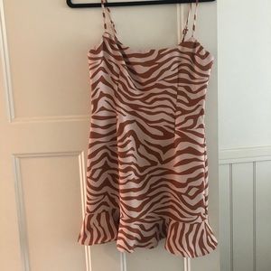 Lovers + Friends animal print mini